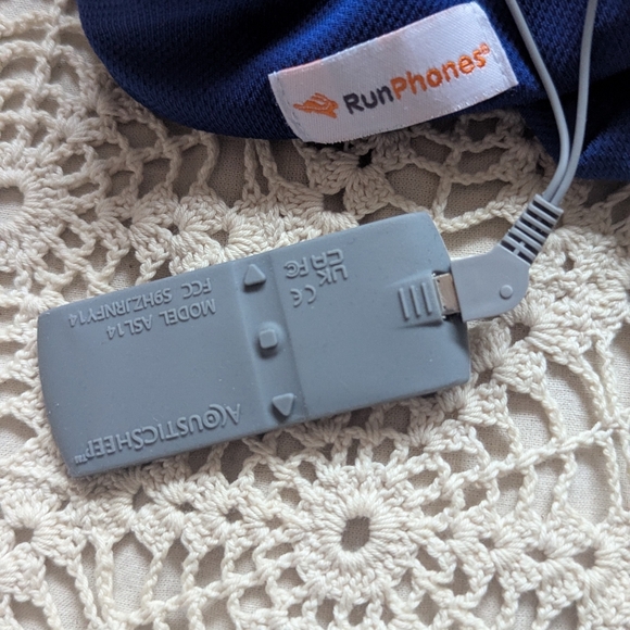 RunPhones Headband Headphones Royal Blue Size M - Picture 6 of 7